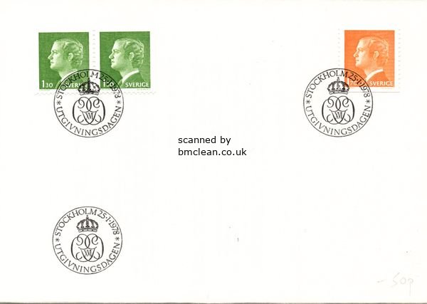 (image for) 1978 King Carl XVI Gustav Defins. - Click Image to Close