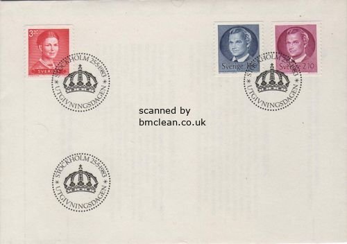 (image for) 1983 King Carl & Queen Silvia Defins.