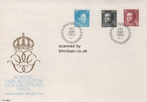 (image for) 1985 King Carl & Queen Silvia Defins.