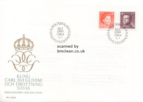 (image for) 1990 King Carl & Queen Silvia Defins.