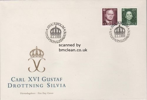 (image for) 1995 King Carl & Queen Silvia Defins.