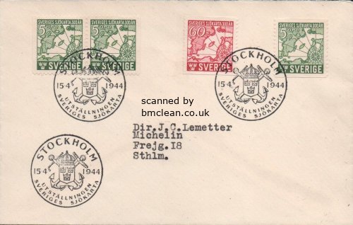 (image for) 1944 Marine Chart (FDC)