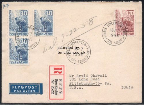 (image for) 1958 Steel Industry (FDC)