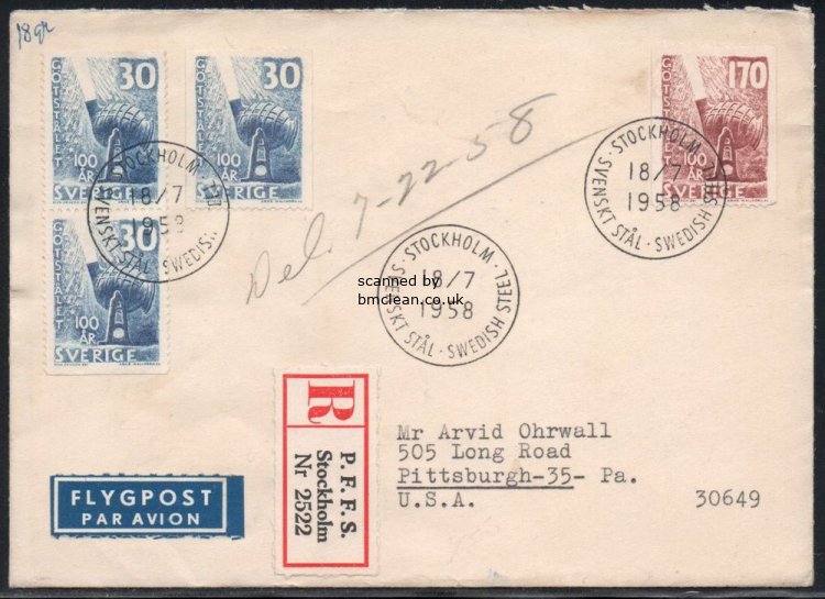 (image for) 1958 Steel Industry (FDC)