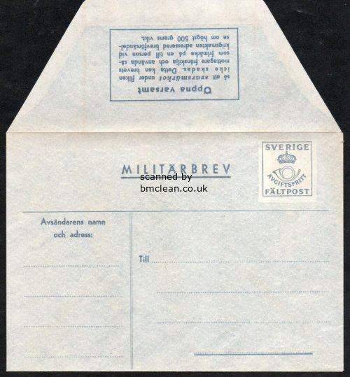 (image for) 1960 Millitary Cover - Unused