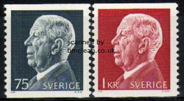 (image for) 1972 Gustav VI Adolf (2v)
