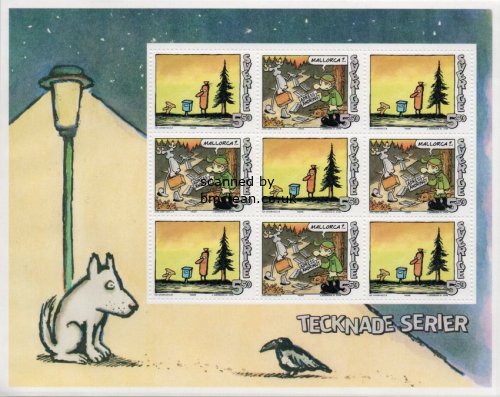 (image for) 2008 Comic Strips (Souvenir Sheet)