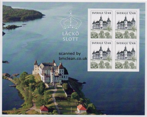 (image for) 2010 Swedish Castles (Souvenir Sheet)