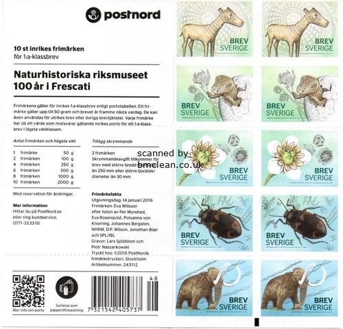 (image for) 2016 Museum of Natural History (Booklet)