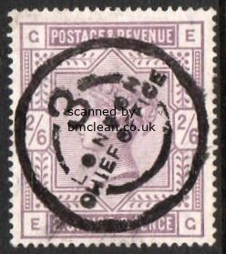 (image for) 1883-84 2/6 Lilac