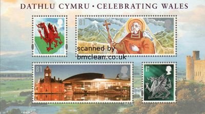 (image for) 2009 Celebrating Wales M/S