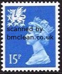 (image for) 15p Bright Blue Centre Band