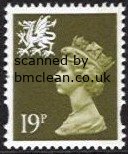 (image for) 19p Bistre Centre Band