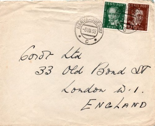 (image for) 1938 Cover to LONDON England
