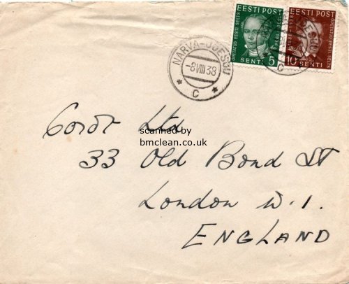 (image for) 1938 Cover to LONDON England