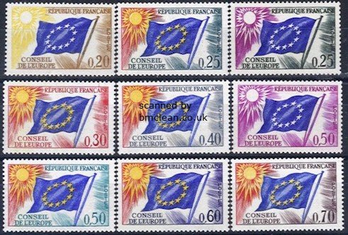 (image for) 1963-71 Council of Europe Flag Design