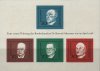 (image for) 1968 Konrad Adenauer (1st Issue) M/S