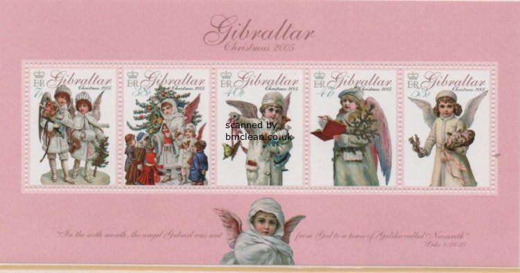(image for) 2005 Christmas - Angels (M/S)