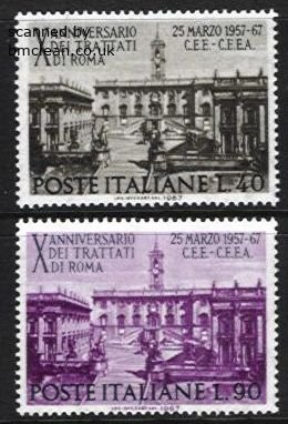 (image for) 1967 10th Anniv. of Rome Treaty