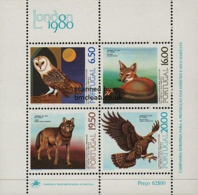 (image for) 1980 European Nature Conservation (M/S)