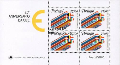 (image for) 1982 25th Anniv. of European Community (M/S)
