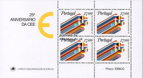 (image for) 1982 25th Anniv. of European Community (M/S)