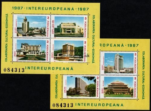 (image for) 1987 Cultural and Economic Co-operation (M/S x 2)