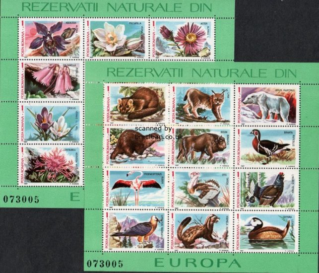(image for) 1987 European Nature Reserves (M/S x 2)