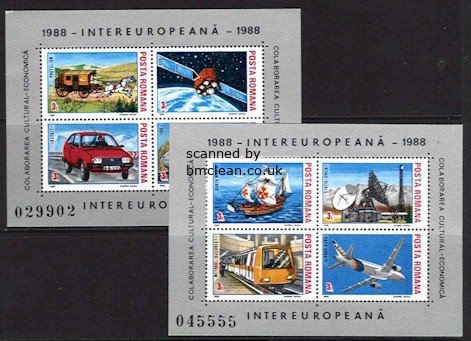 (image for) 1988 Cultural and Economic Co-operation (M/S x 2)