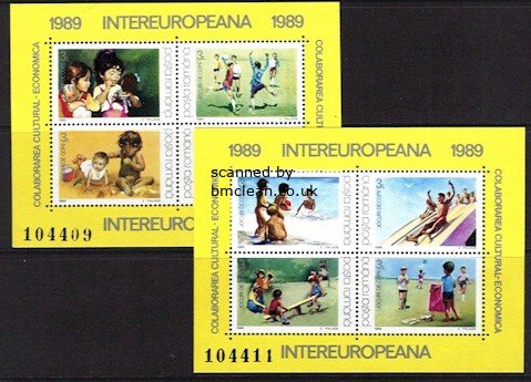 (image for) 1989 Cultural and Economic Co-operation (M/S x 2)