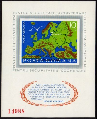 (image for) 1975 European Security Conference - Imperf. (M/S)