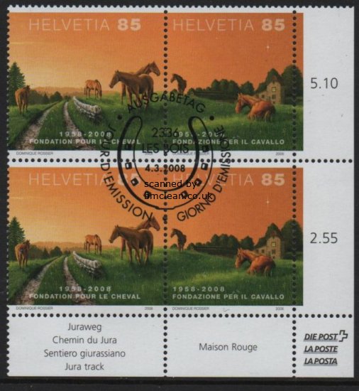 (image for) 2008 Jura Landscape - Horses (Block)