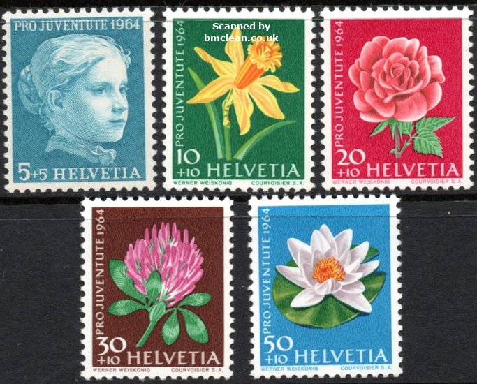 (image for) 1964 Pro Junentute - Flowers