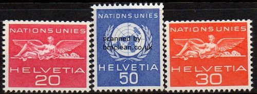 (image for) 1955 U.N. Definitives