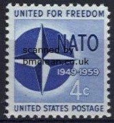(image for) 1959 10th Anniv. of N.A.T.O.